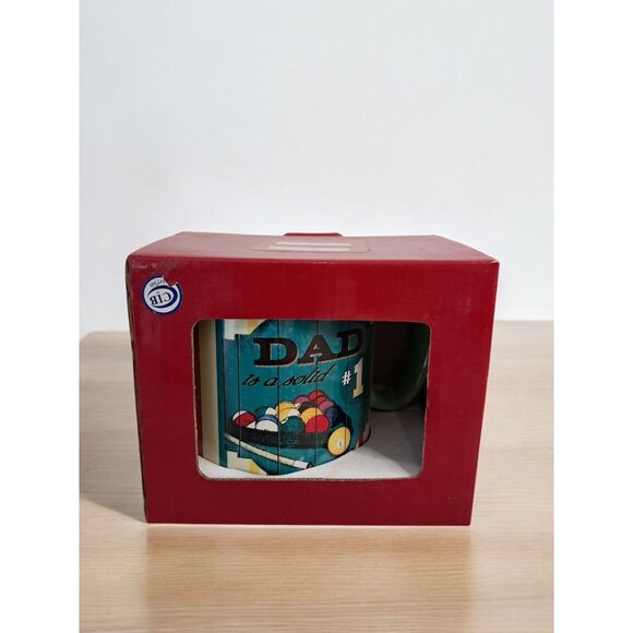 Impact Innovations "Dad Is A Solid # 1" 16oz Coffee Mug Cup - Picture 2 of 11